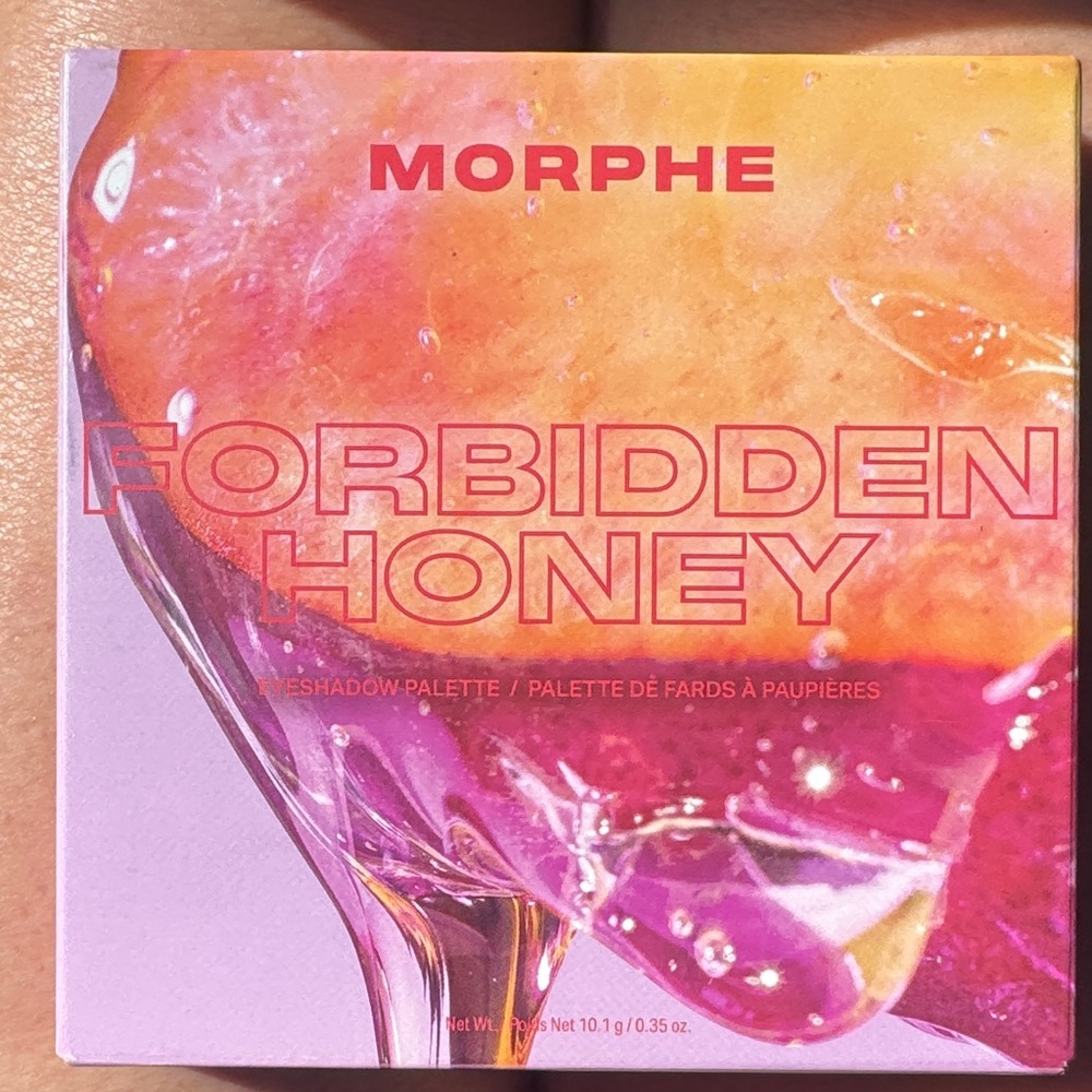 Morphe Forbidden Honey Palette with Pink and Orange Hues